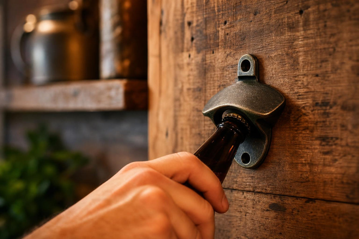 Abrebotellas de pared de aleación de zinc