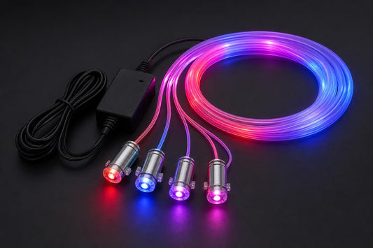 Tira LED ambiental para coche