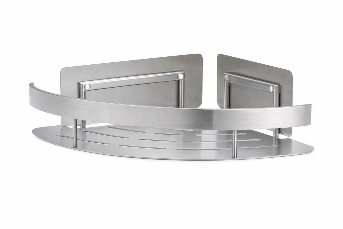 Estante de baño de aluminio sin taladro
