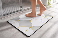 Alfombrilla de baño de diatomita antideslizante