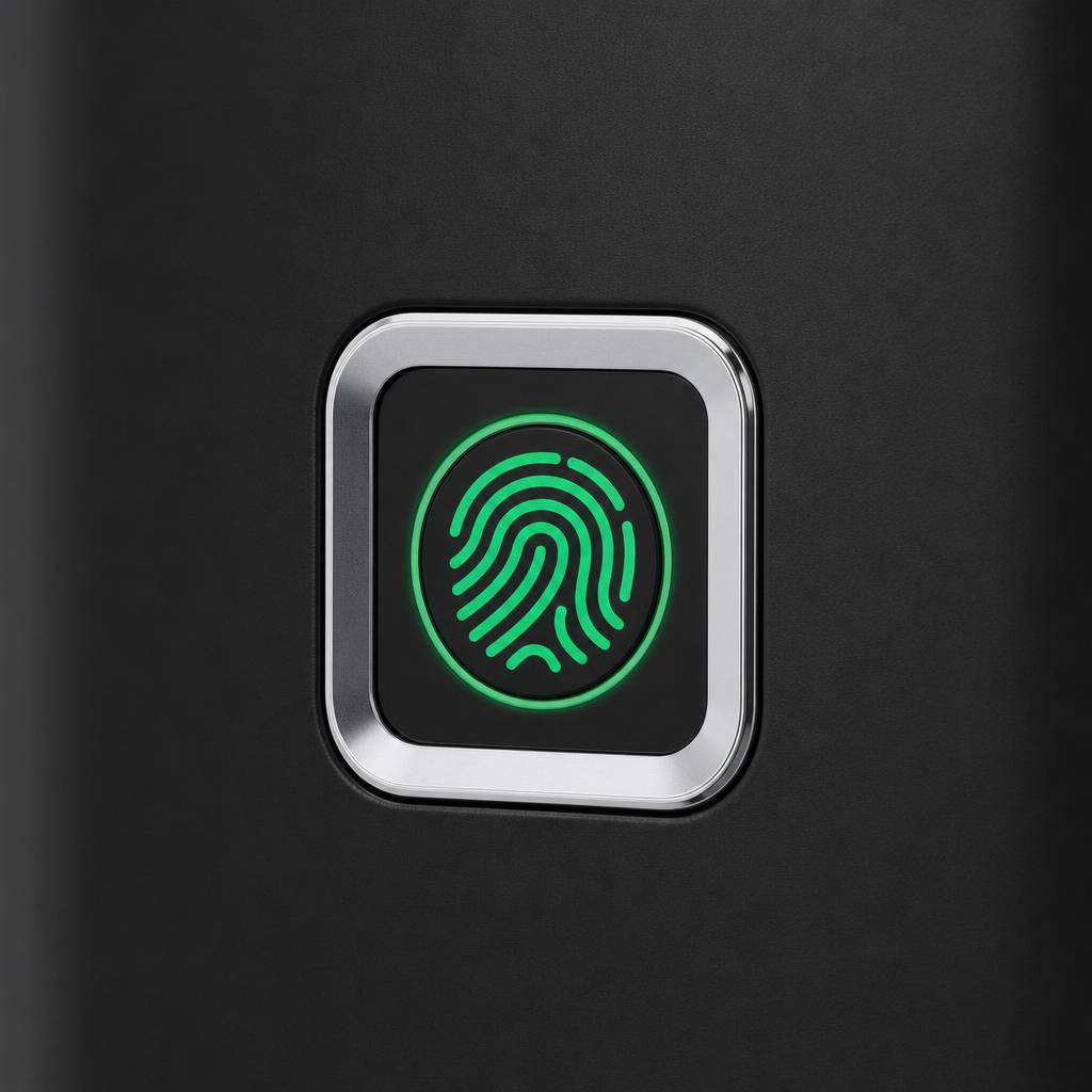 Candado inteligente, detalle sensor huella